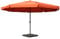 Sonnenschirm Meran Pro, Gastronomie Marktschirm mit Volant Ø 5m Polyester/Alu 28kg mit Ständer - terracotta