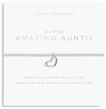 Joma Jewellery A Little Amazing Auntie Bracelet | One Size Stretch Ladies Gift Bracelet