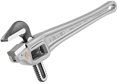 RIDGID 31125 Modell 18 Eckrohrzange aus Aluminium, 18 Sanitär-Schraubenschlüssel