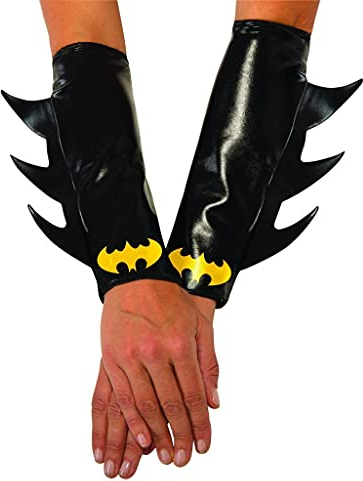 Rubies Damen Dc Comics Batgirl Gauntlets Kostümzubehör, Einheitsgröße