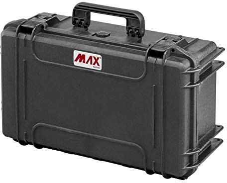 Max Herren Cases Luftdichter Koffer, Schwarz, 520 x 290 x 200 mm