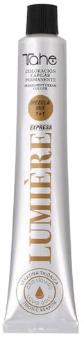 Tahe Lumière Express Tinte de Pelo Coloración de Cabello Permanente Tono 5.3 Castaño claro dorado, 100 ml