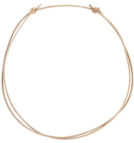 Auroris Echtleder Kette 2 mm mit verstellbarem Knotenverschluss Farbe wählbar - Variante: natur