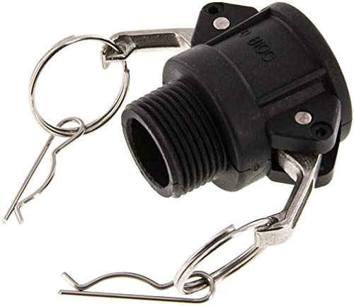 Kamlock-Kupplung (B) R 1(AG), Polypropylen Werkstoff:Polypropylen* Gewinde:R 1 DN:25 (1) mm PN:6