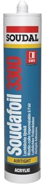 SOUDAL SOUDAFOIL 330D - Fenster-Dichtbandkleber | Inhalt: 310ml