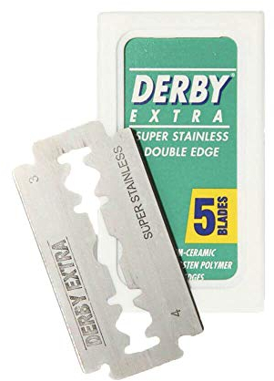 25x Rasierklingen DERBY EXTRA Doppelklingen - Double Edge