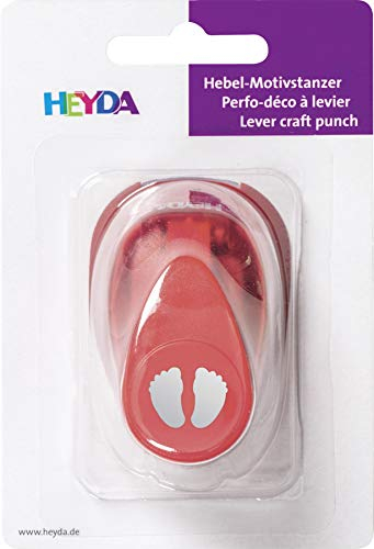 HEYDA Motiv-Locher F¸ e, klein, Farbe: rot VE = 1