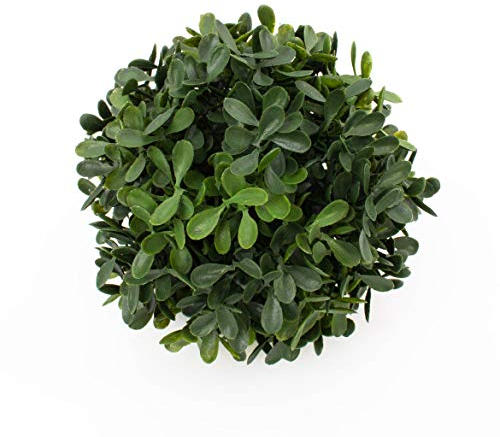 artplants.de Bosso Artificiale sferico Fritz, Struttura a Reticolo, Ø 10cm - Decorazione per Interni ed Esterni/Bosso Palla