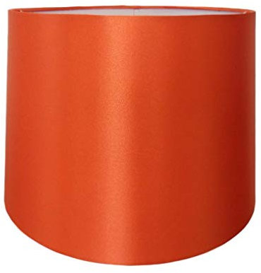 10 Faux Silk Orange Lampshade