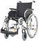 Bischoff Rollstuhl S-ECO 300 mit Steckachsensystem Sitzbreite 43 cm PU-Bereifung Duo-Armlehnen Silber