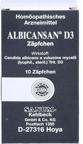 SANUM-KEHLBECK Albicansan D3 Zäpfchen, 10 St. Zäpfchen
