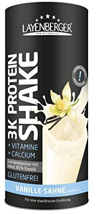 Layenberger LowCarb.one 3K Protein-Shake Vanille-Sahne, 1er Pack (1 x 360 g)
