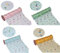 alles-meine.de GmbH 1 m * 29 cm - Deko Stoff zum Schulanfang - BLAU - ideal z.B. Tischdeko zum Schulbeginn - mit Zuckertüten ABC - Tischdecke Chiffon durchsichtig - Creapop Dekos..