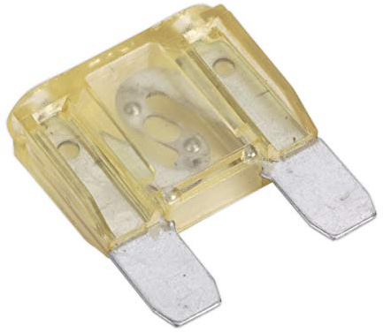 Sealey MF2010 Automotive Maxi Blade Fuse 20A Pack of 10, Multicoloured