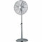 New 16 Floor Standing Pedestal Chrome Metal Oscillating Electric Fan Air 3 Speed