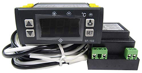 SF-102 controlador electrónico de temperatura digital pantalla congelador termostato 110 V