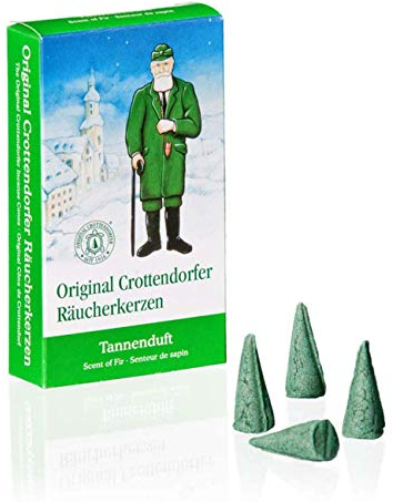 Original Crottendorfer - Räucherkerzen - Duft: Tannenduft - Menge: 24 Stück - Größe: M - Made in Germany