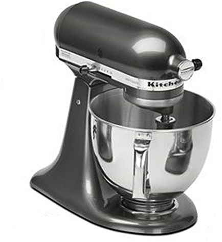 KitchenAid KSM150PSQG Artisan Series with Pouring Shield Mixer, 5-Quart, Liquid Graphite by KitchenAid