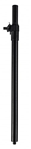 Proel KP210S, Supporto distanziatore cassa-subwoofer regolabile in acciaio, Nero Opaco
