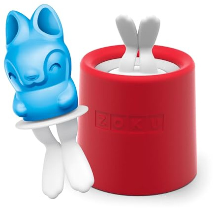 ZOKU ZK123-013 Eisformen Ice Pop Lepre, 45 ml, plastico, Blu