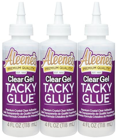 Aleene's Clear Gel Tacky Glue 118ml 3pcs