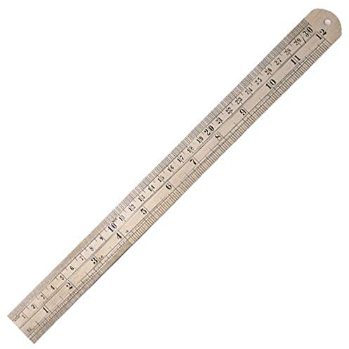 Draper 59641 D18 Steel Rule, 300mm , Blue