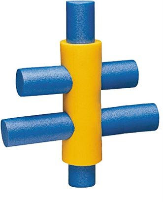 Beco Unisex Jugend Verbinder 6-Loch Pool-Nudel, Sortiert/original, Einheitsgröße