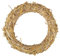 Rayher 8906631 Strohkranz, Naturmaterial, 40 cm ø, Naturkranz, Kranzrohling, Unterring zum Bestecken, Umwickeln und Bekleben