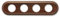 Fontini venezia clasica - Marco 4 elemento madera sapelly venezia pack