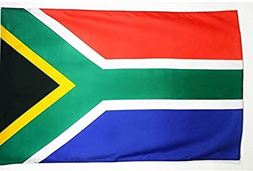AZ FLAG - Drapeau Afrique du Sud - 250x150 cm - Grand Drapeau Sud Africain 100% Polyester Avec Fourreau et cordelette - Pavillon 300 g