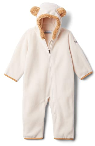 Columbia Tiny Bear 2 Bunting, Tutina Neonato Pile Unisex - Bambini e ragazzi, Bianco (Chalk), 0-3 mesi