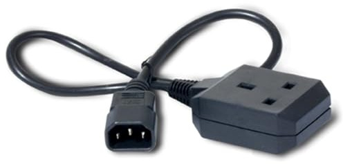 APC by Schneider Electric Power Cord - AP9881 - C14 to BS1363 (UK), 0.6 m, Black