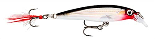 Rapala - X-Rap Angelköder - Angelzubehör mit 3D-Profil - Süßwasser Spinnköder - Schwanzfedern für zusätzliche Reize - Lauftiefe 0.9-1.5m - Fischköder 6cm, 4g - Hergestellt in Estland - Silver