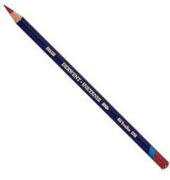 Derwent Inktense Permanent Watercolour Single Pencil, Mid Vermilion (0310), 4mm Premium Core Strength, Water-Soluble, Ideal for Drawing, Colouring & Painting on Paper & Fabric, Professional Quality (2301858)