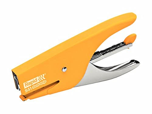 RAPID S51 SUPREME Soft Grip - Agrafeuse à pince - 15 fg - Jaune - 10538743