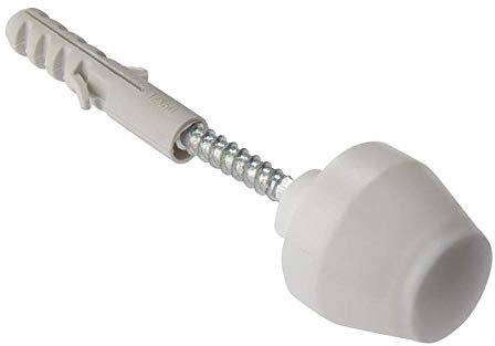 ForgeFix Sanitary Ware Fixing Kits | M8 x 120mm | Nylon Plug, Zinc Plated Screw | Bag 2