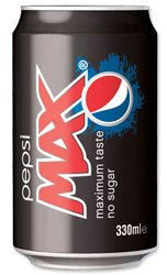 Pepsi Max A01100 Lot de 24 boîtes à boisson gazeuse 330 ml