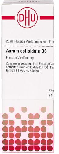 Aurum Colloidale D 6 Dilution