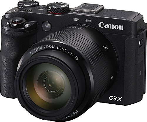Canon PowerShot G3 X Compact Digital Camera, 20.2 Megapixel, Zoom 25x - Black