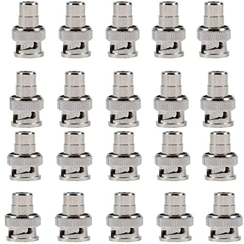 BW? 20 pieces BNC Male to RCA Female Adaptor for Security CCTV Camera System