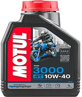 Motul 104045 Case 104045 3000 4T, 10 W-40, 1 L, Brown, 221x117x63.5