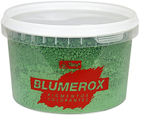 Rayt 1184-81 Polvere Cemento Bianco o Grigio, Calce e Gesso. Altissimo Potere colorante. Pigmenti di Prima qualità. Colore Verde 06, 750gr
