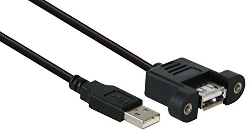 Verlängerung USB 2.0 Stecker A an Einbaubuchse A, 1,8m, Good Connections®