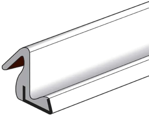 Trend Aquamac 21 Style Weatherseal Strip, 10M White, Door Frame Rebate | Ideal For Door Frame Rebates, This 10M White Aquamac 21 Style Seal Helps Reduce Draughts And Gaps, AQ21/W/10