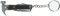 Kikkerland KR13-BK WOOD - Mini martello strumento, colore: Nero