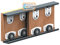 Ares 2 1800mm Internal Wardrobe Track Sliding Roller Door Gear - 2 Panel Kit
