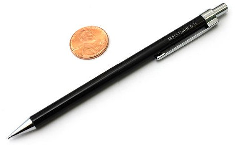 Platinum Mini porte-mines - 0,5 mm - Brillance Noir