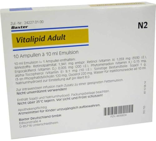 VITALIPID Adult Emulsion Ampullen 10X10 ml