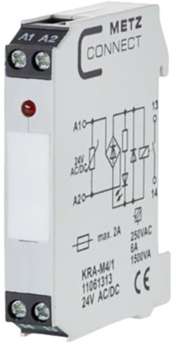 BTR NETCOM Koppelbaustein KRA-M4/1 24AC/DC