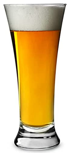 Pasabahce Euro Pilsner Half Pint Beer Glasses CE 10oz / 285ml - Set of 4 - Utopia Pilsner Glasses